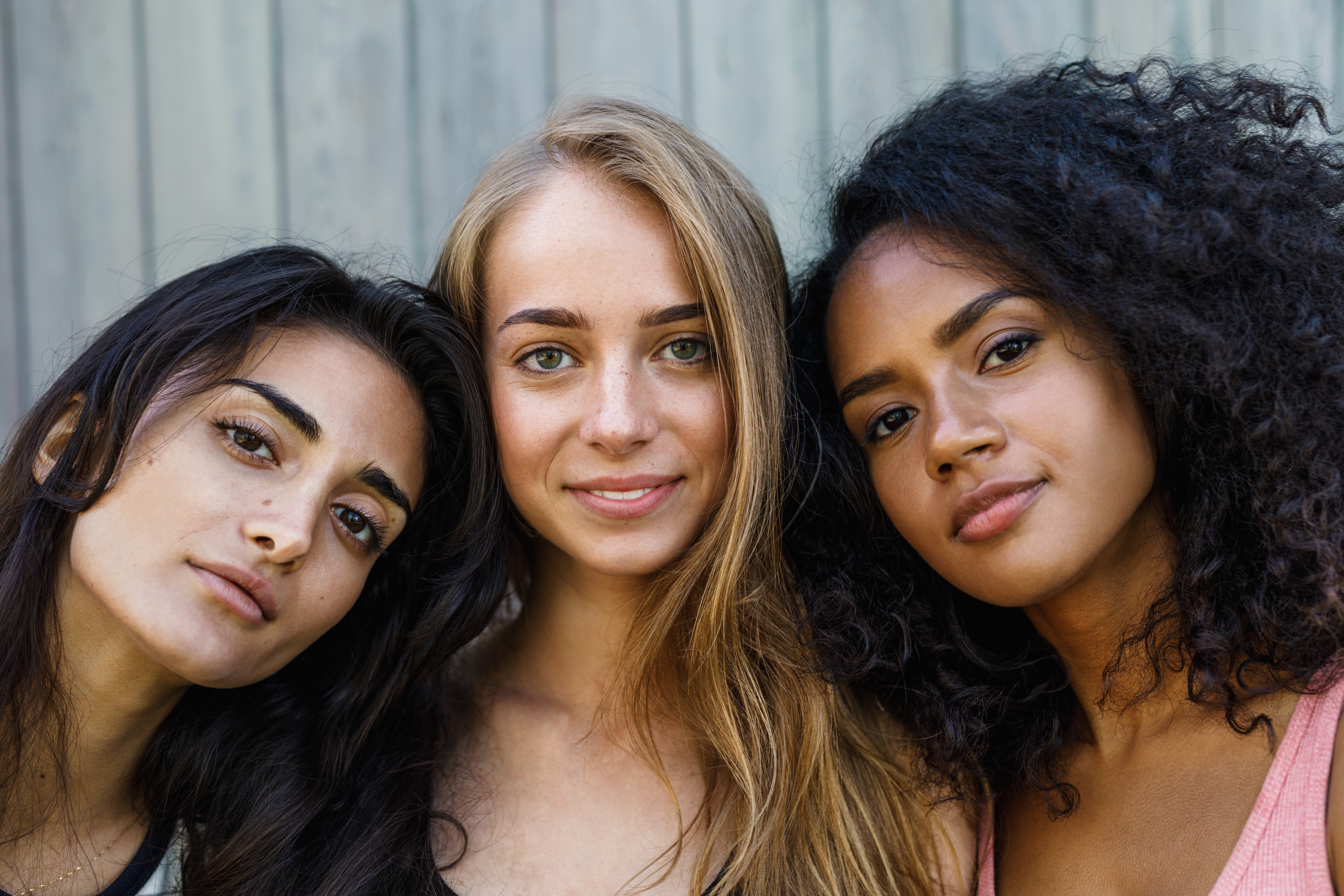 Three women taking a picture